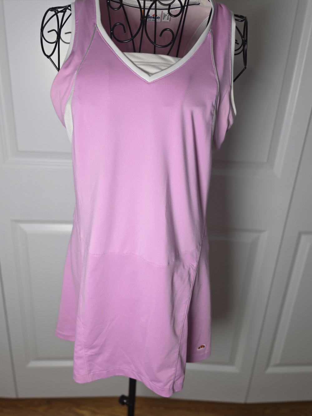 Ellesse Tennis Dress Pink Sleeveless Athletic Pickleball Golf Size 42 US 8